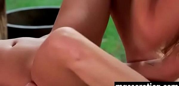  Hot teen masseuse given strong orgasm 16